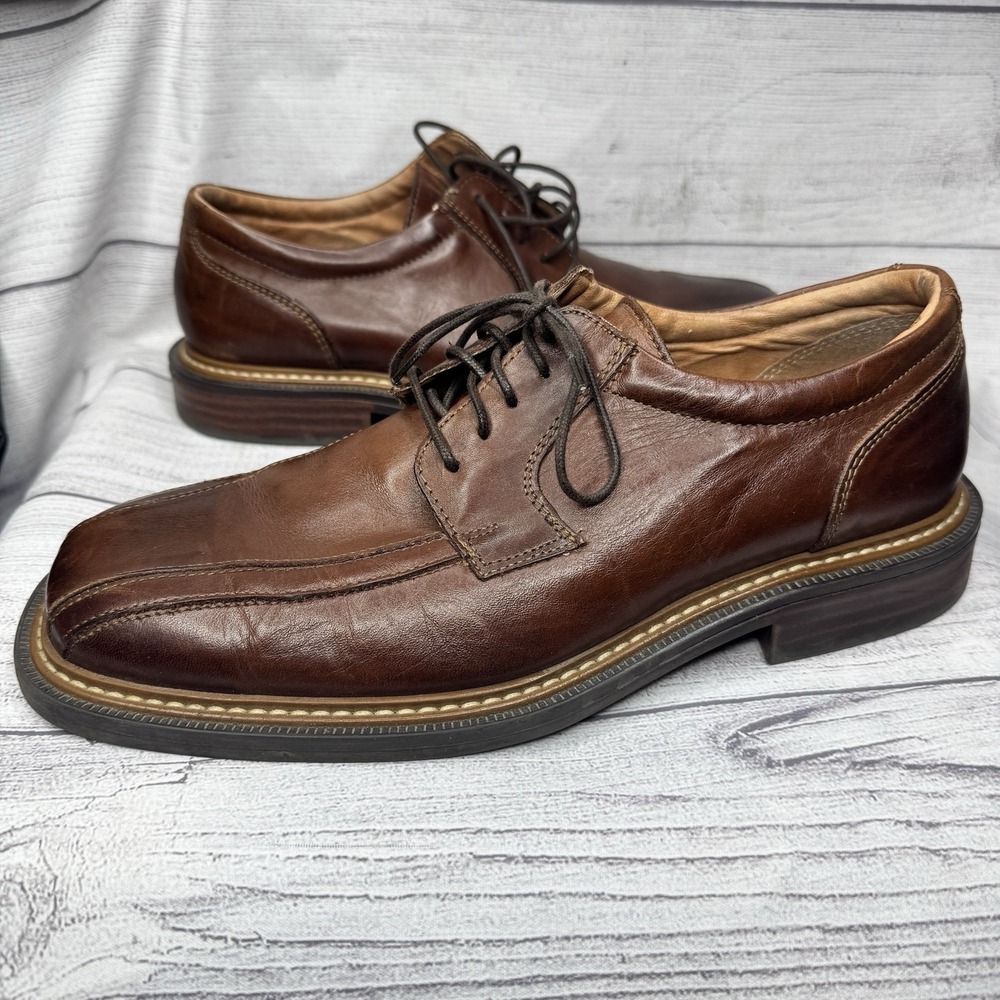 Skechers Made In Italy Cities Angels Brown Leathers Oxfords Dress Shoes Size 9.5
